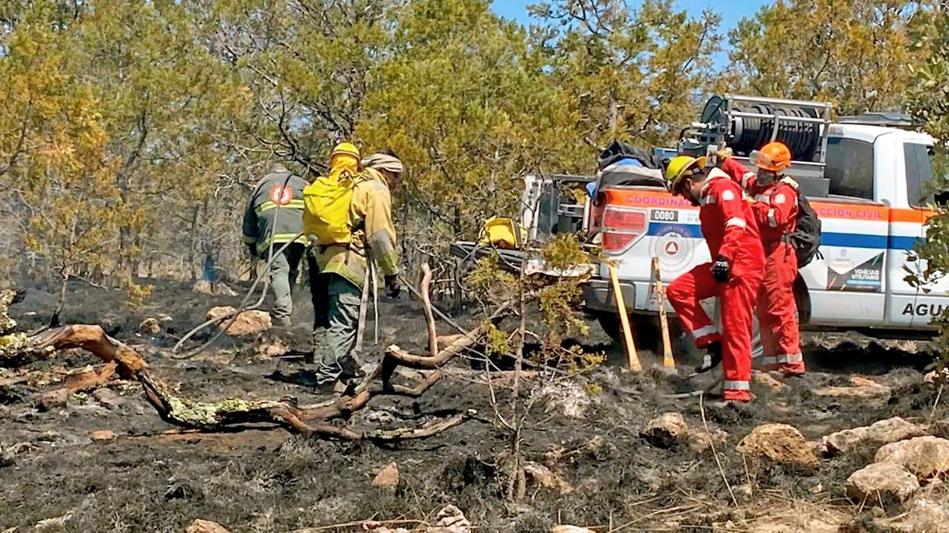 personal contra incendios sierra fria